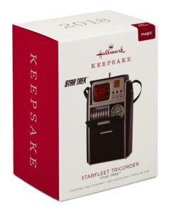 Hallmark Keepsake Christmas Ornament 2018 Year Dated, Star Trek Starfleet Tricorder With Light and Sound 13 817aNdlBDL