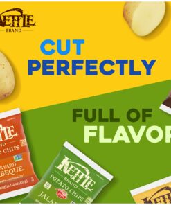 Kettle Brand Potato Chips, Variety Pack, 30 Ct Snack Bags, 1.5 Oz Each Variety Pack 1 1.5 Ounce (Pack of 30) 35 817bZpLa9DL