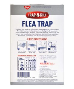 Alternative view of Enoz Trap-N-Kill Indoor Flea Trap with Lightbulb and Sticky Capture Pad, Nontoxic, Made in USA