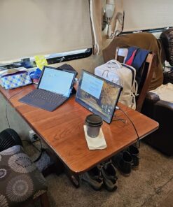 Portable Travel Monitor for Laptop QQH 15.6" 1080P FHD IPS Second Screen, USB C HDMI External Gaming Monitor Display for Computer Phone PC MAC PS4 Switch, Foldable Kickstand Z1-9 Black 27 817cBuHUQIL