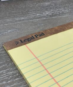 TOPS 8.5 x 11 Legal Pads, 12 Pack, The Legal Pad Brand, Wide Ruled, Yellow Paper, 50 Sheets Per Writing Pad, Made in the USA (7532) 26 817czHdZ0zL