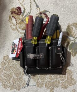 McGuire-Nicholas 526-CC Brown Professional Electrician'S Pouch, oil tanned leather 41 817decercIL