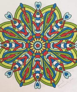 Centered - For Crayons And Wide Tipped Markers: Angie's Gentle Mood Menders - Volume 2 (Angie's Gentle Mood Menders - For Crayons And Wide Tipped Markers) Paperback, Large Print 74 817dnBMi4rL