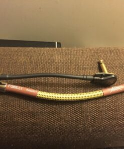 WORLDS BEST CABLES 6 Units - 6 Inch -Pedal, Effects, Patch, Instrument Cable Custom Made Made Using Mogami 2319 Wire and Eminence Gold Plated ¼ inch (6.35mm) R/A Pancake Type Connectors 30 817fdyQNWPL