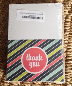 Mod Thank You Note Card Assortment Pack - Set of 36 cards - 6 designs blank inside - with white envelopes (53876) Mod 28 817fxpukSwL