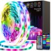 Tenmiro Led Strip Lights 130ft (2 Rolls of 65ft) Smart Light Strips with App Control RGB Led Lights for Bedroom,Music Sync Color Changing Lights for Room Party 44 817g5v6QvL