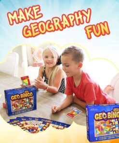 GeoBingo USA Educational Geography Board Game 7 817gz1apWOL