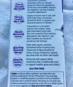 New Chapter Biotin Supplement, Vegan Hair Skin and Nails Vitamins with Fermented Biotin + Astaxanthin - 60 Count 28 817hYF8DZCL