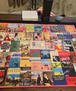 White Mountain Puzzles "Best Sellers", Vintage Book Covers Collage, 1000 Piece Jigsaw Puzzle 21 817hxCwCbL