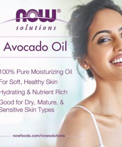 NOW Solutions, Avocado Oil, 100% Pure Moisturizing Oil, Nutrient Rich and Hydrating, 4-Ounce 4 Fl Oz (Pack of 1) 27 817j5JlWAuL