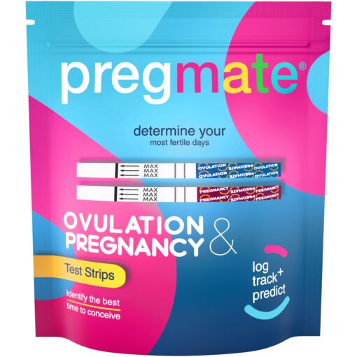 Pregmate 40 Ovulation and 10 Pregnancy Test Strips Predictor Kit 50 Piece Set