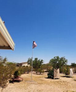 Jetlifee American Flag 4x6 Outdoor, 4x6 Flags Outside, All Weather US Flags with Embroidered Stars Sewn Stripes Brass Grommets, Vivid Color, Polyester USA Flag for Outdoor Indoor (4 by 6 Foot) 4 by 6 Foot 37 817mKvypRGL