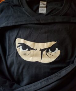 Crazy Dog Mens Ask Me About My Ninja Disguise T Shirt Funny Flip Costume Humor Tee Large Black 24 817nD6VKGKL