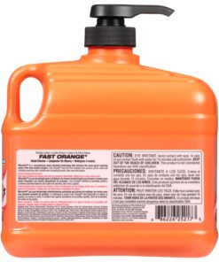 Alternative view of Fast Orange Permatex 25217 Pumice Lotion, Heavy Duty Hand Cleaner, Natural Citrus Scent, Waterless Cleaner For Mechanics, Strong Grease Fighter, 1/2 Gallon, Orange, 64 Fl Oz (Pack of 1) 64 Fl Oz (Pack of 1)