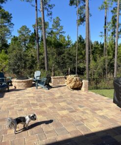 Sunnydaze Outdoor Firewood Log Hoop and Cover Set - Powder-Coated Steel Rack and PVC Cover - Black - 40-Inch 40 in 45 817nj3ifi0L