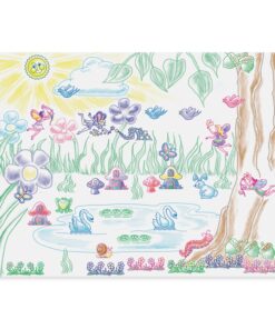 Melissa & Doug Stamp-a-Scene Stamp Pad: Fairy Garden - 20 Wooden Stamps, 5 Colored Pencils, and 2-Color Stamp Pad English Only 19 817oBWvLfNL
