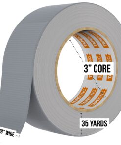 Tape King Silver Duct Tape,1.88 Inch x 35 Yards (3 Pack) - for Home Improvement Projects & Home Repairs 3-Pack 20 817pzoBVuRL 2