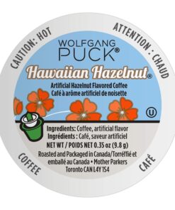 Alternative view of Wolfgang Puck Coffee Single Serve Capsules, Compatible with Keurig K-Cup Brewers, Hawaiian Hazelnut, 24 Count