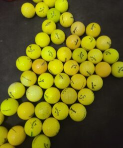 Yellow Premium Brand Golf Balls 50 Pack (50BKT-PLYL-3-COM), One Size 29 817rp1yDXOL