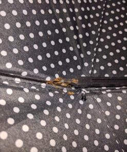 Windproof Travel Umbrellas for Rain - Lightweight, Strong, Compact with & Easy Auto Open/Close Button for Single Hand Use - Double Vented Canopy for Men & Women Salt n' Pepper 12 817s4AcgBpL