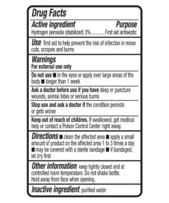 Amazon Basics Hydrogen Peroxide Topical Solution USP, 16 Fl Oz (Pack of 1) (Previously Solimo) 16 817s8pfJOmL