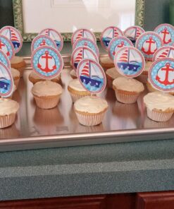 Fun Express Nautical Sailor Theme Cupcake Picks - 25 ct 7 817sTpCE9L