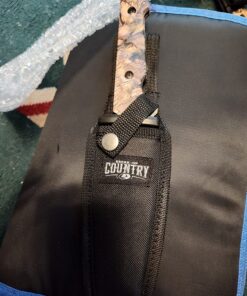 Mossy Oak Fixed Blade Hunting Knife Set - 2 Piece, Full Tang Handle Straight Edge and Gut Hook Blades Game Processing Knife, Sheath Included 37 817tNBFSWoL