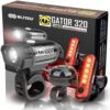 BLITZU Bike Lights, Bike Reflectors Front and Back. LED Rechargeable Headlight Rear Taillight & Bell Set Bicycle Accessories for Night Riding Men Women Kids. Gift for Dad, Mom, Boys, Girls 27 817uOzpwHL