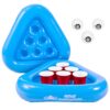 GoPong Pool Pong Rack Floating Beer Pong Set, Includes 2 Rafts and 3 Pong Balls 81 817um9B7CL