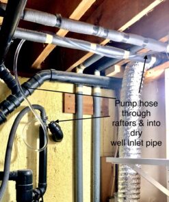 Little Giant VCMA-15ULST 115 Volt, 65 GPH, 1/50 HP Automatic Condensate Removal Pump with Safety Switch and Tubing, Black/White, 554415 Includes Safety Switch/Tubing 60 817veRfiU9L