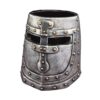 Design Toscano Knights Templar Helmet Pen Cup Desk Accessory Statue, 4 Inch, Polyresin, Pewter Finish Knight's Helmet 16 817wPAp QIL
