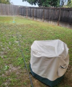 Aqua Joe SJI-OMS16 Indestructible Metal Base Oscillating Sprinkler with Adjustable Spray, 3600-Square Foot Coverage 3600 - Square Foot Coverage 25 817wdJELXpL