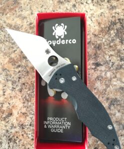 Spyderco Yojimbo 2 Specialty Tactical Knife with 3.2" CPM S30V Steel Black Wharncliffe Blade and Durable Black G-10 Handle - PlainEdge - C85GP2 Steel Blade 56 817xnZfmRtL