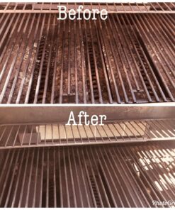 GrillStone Grill Cleaner Starter Set, with Handle and Two Blocks 7 817y4Q1uezL