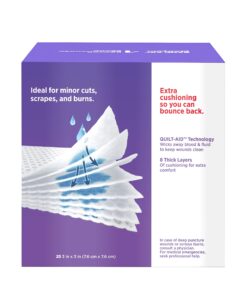 Band-Aid Brand Cushion Care Medium Gauze Pads, 3x3 Inch (Pack of 25) 3x3 Inch (Pack of 25) 13 817yp4A5RxL