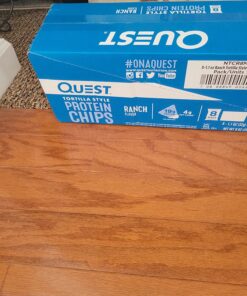 Quest Nutrition Tortilla Style Protein Chips, Ranch, Baked, 19g Protein, Low Carb, Gluten Free, 1.1 Ounce (Pack of 12) 45 8180Po1Sc0L