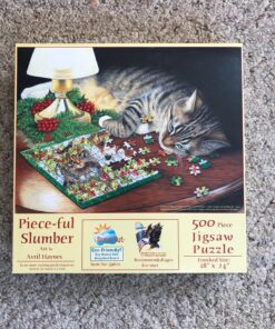 SUNSOUT INC - Piece-ful Slumber - 500 pc Jigsaw Puzzle by Artist: Avril Haynes - Finished Size 18" x 24" - MPN# 59621 15 8180csbkUuL
