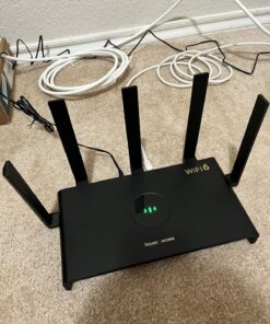 Reyee AX3000 Wi-Fi 6 Router, Dual Band Internet, 802.11ax Wireless, Coverage up to 3,000 Sq. Ft., Gigabit Wan Aggregation, WPA3, Smart VPN for Large Home (RG-E4), 2023 Release 58 8180x9c7ftL