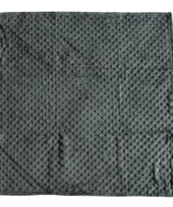 Reversible Unisex Children's Soft Baby Blanket Minky Dot (Light Blue/Grey) Light Blue/Grey 12 8181Bmvat9L