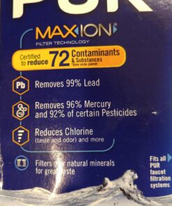 PUR PLUS Faucet Mount Replacement Filter 3-Pack, Genuine PUR Filter, 3-in-1 Powerful, Natural Mineral Filtration, Lead Removal, 9-Month Value, Blue (RF99993) Count of 3 Water Filters 38 8181TKh0y9L