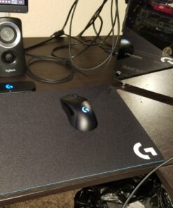Logitech G Powerplay Wireless Charging System for G502 Lightspeed, G703, G903 Lightspeed and PRO Wireless Gaming Mice, Cloth or Hard Gaming Mouse Pad - Black 28 8182anzDP2L