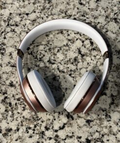 Beats Solo3 Wireless On-Ear Headphones - Apple W1 Headphone Chip, Class 1 Bluetooth, 40 Hours of Listening Time, Built-in Microphone - Rose Gold (Latest Model) Without AppleCare+ 47 81836EoAdL