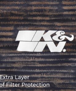 K&N PL-8007DK Black Drycharger Filter Wrap - For Your K&N PL-8007 Filter Black Filter Wrap 8 81846X42UTL 1
