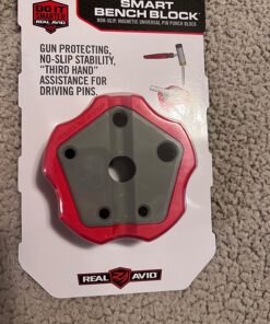 Real Avid Smart Bench Block - Premium Universal Armorers Block Made with Non-Marring Materials, Non-Slip Bench Block For Glock, 1911 & Other Guns, Magnetic Block Captures & Holds Small Pins Securely 45 8184HYFuXSL