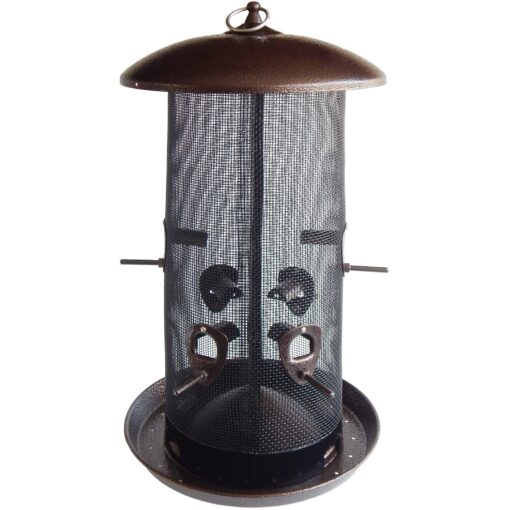 More Birds 38113 B001M7P3N4 Stokes Select, Giant Combo Outdoor Feeder, 2 Seed Com, Black 10.3 IN