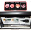 Third Generation Dr Mom Slimline Stainless LED Pocket Otoscope with Soft White Natural Hue Light Spectrum in Hard Travel Case Includes Lighted Ear Wax curettes 34 8185lw0OdJL