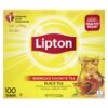 Lipton Unsweetened Black Tea Bags, Can Support Heart Health, 100 Count 100 Count (Pack of 1) 37 8187SPdpIL