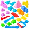 USA Toyz Sand Molds Beach Toys for Kids - 23pk Sand Castle Building Kit Sandbox Toys for Toddlers, Compatible with Molding Clay or Play Sand, Beach Sand Water Toys Indoor Outdoor Sensory Toys for Kids 23pk Sand Molds