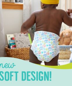 Seventh Generation Baby Diapers Size 1 Sensitive Protection Free & Clear Size 1, 80 Count (Pack of 1) 26 8189BJYQxmL