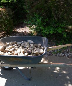 Universal Fit, Flat Free Wheelbarrow Tire and Wheel Assembly with Adapter Kit 49 8189cQ p9cL